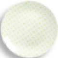 Круглая фарфоровая тарелка простая конструкция